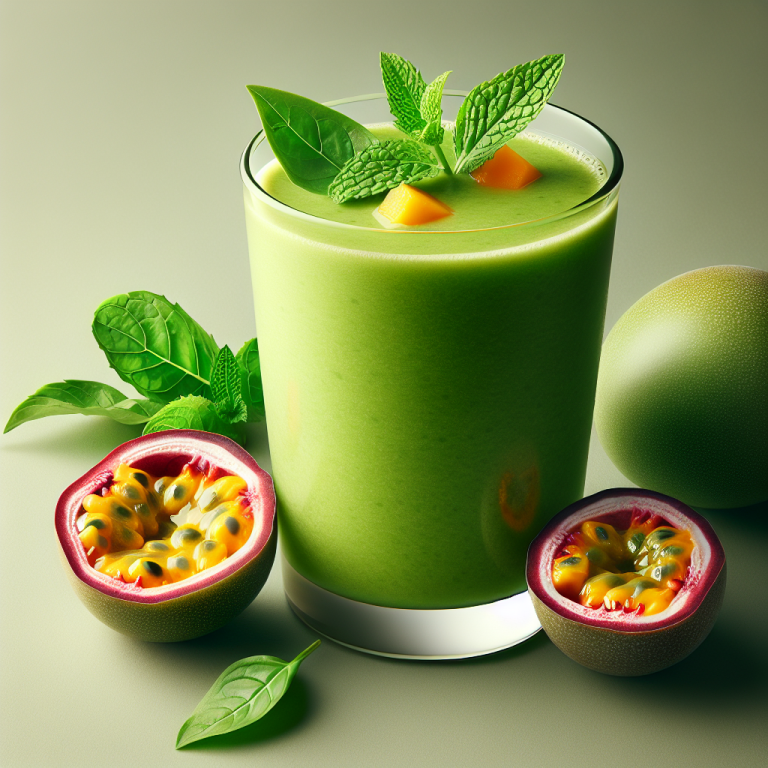 Panera Bread Green Passion Smoothie