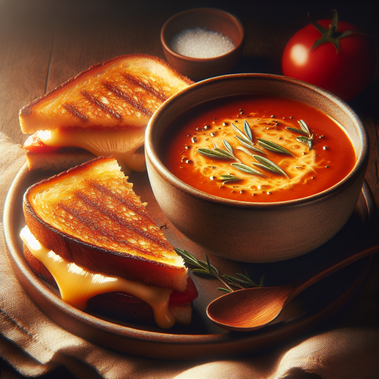 Panera Bread Grilled Cheese And Tomato Soup