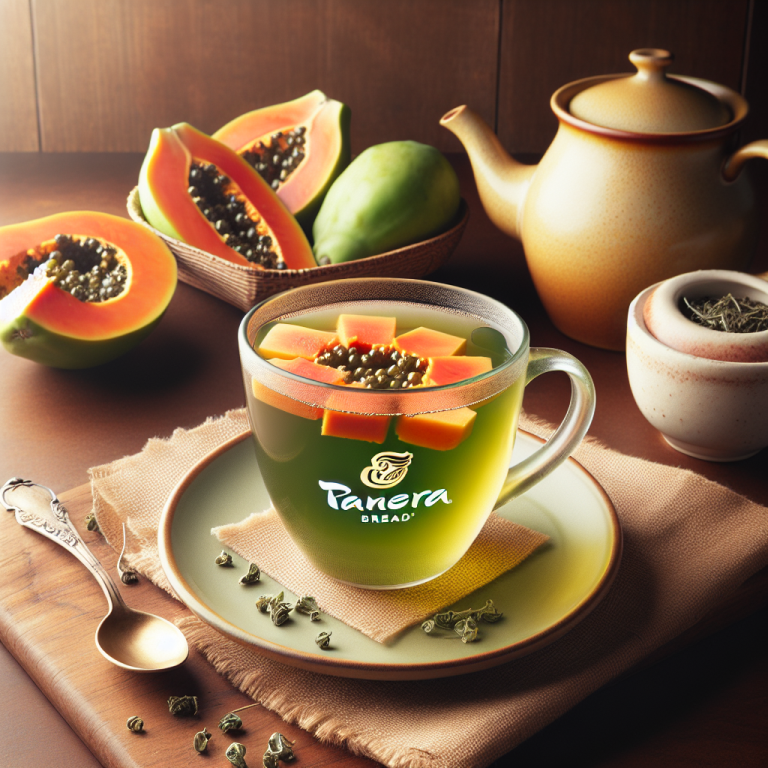 Panera Bread Papaya Green Tea