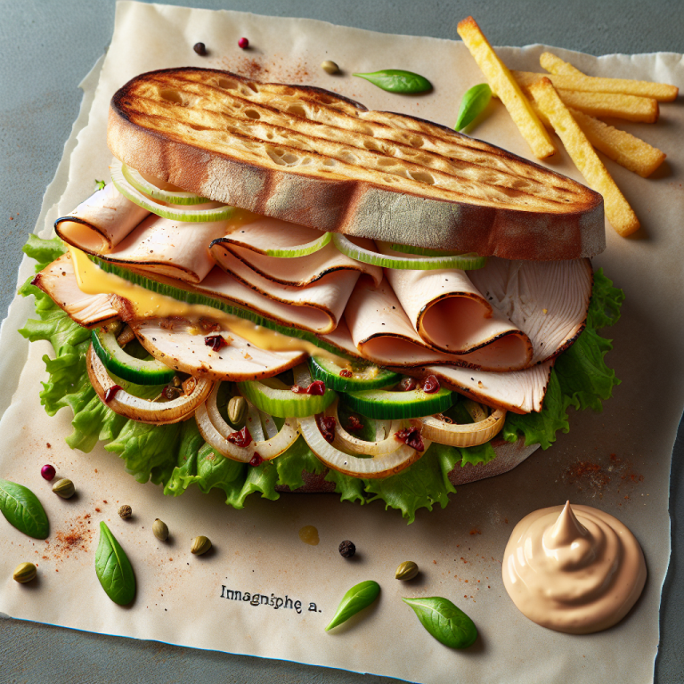 Panera Bread Sierra Turkey Sandwich