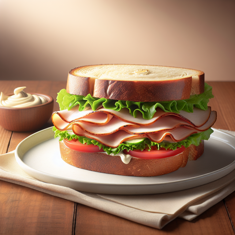 Panera Bread Smoked Turkey Sandwich