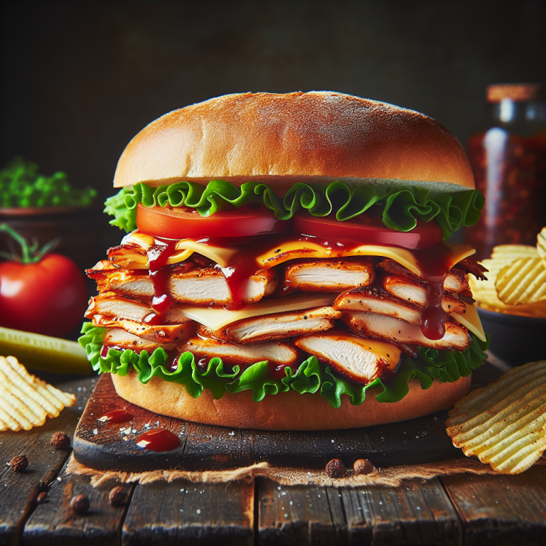 Panera Bread Smokehouse Bbq Chicken Sandwich