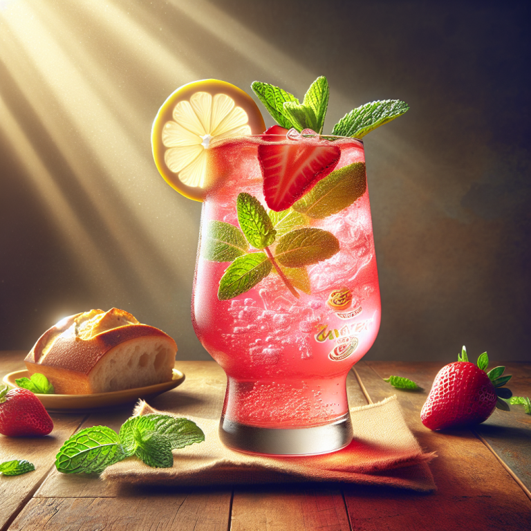 Panera Bread Strawberry Mint Lemonade