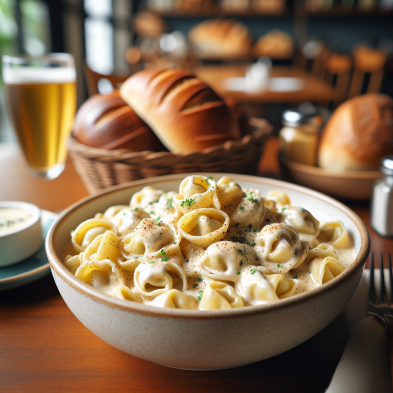 Panera Bread Tortellini Alfredo Pasta