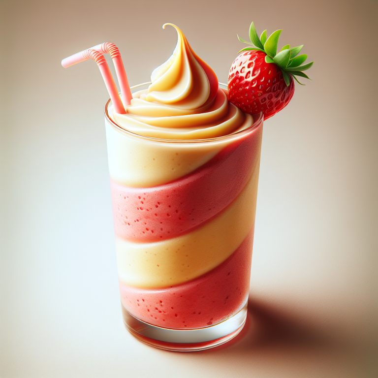 Burger King Strawberry Banana Smoothie