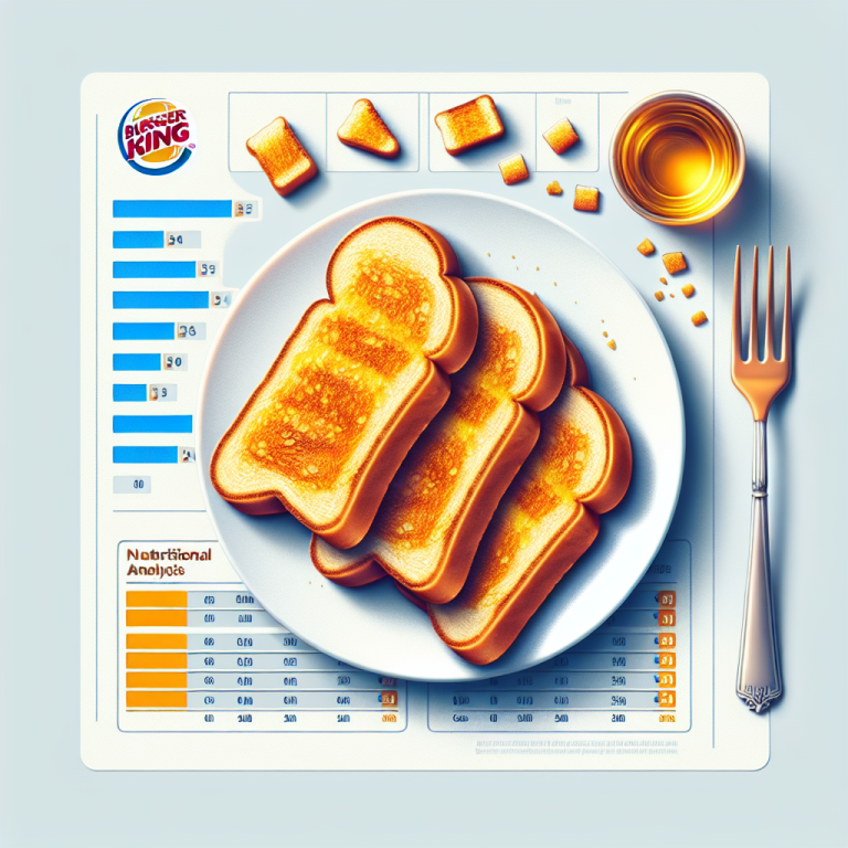 Carbs In Burger King French Toast Sticks