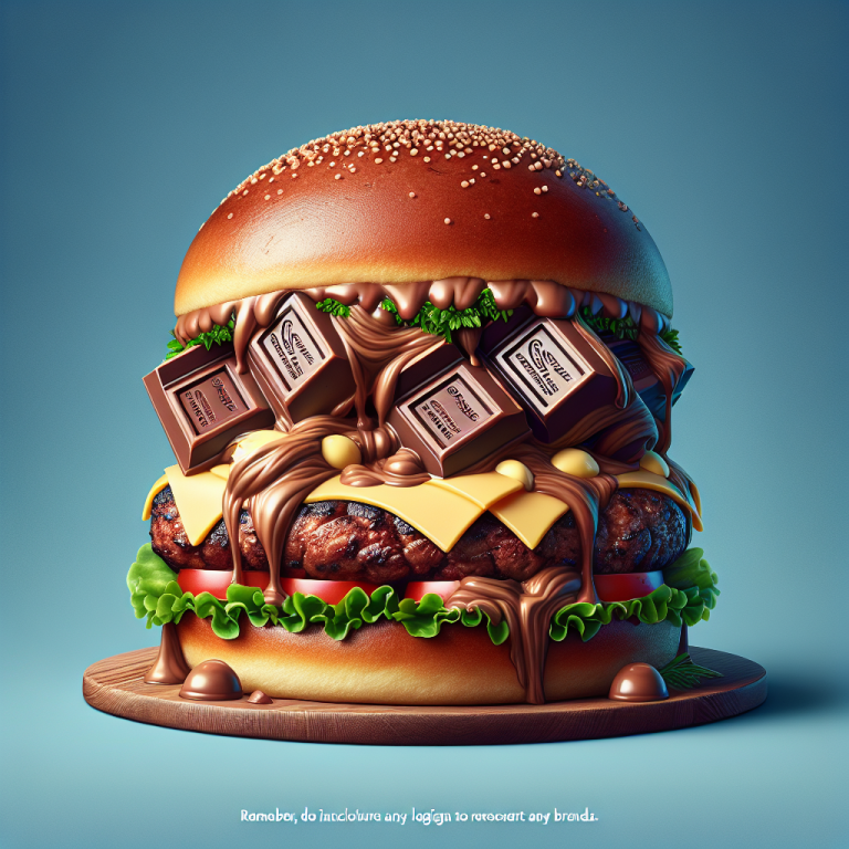 Chocolate Burger Burger King