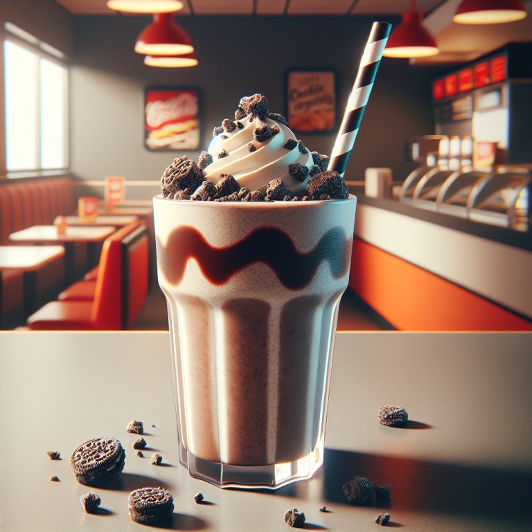 Chocolate Oreo Shake Burger King