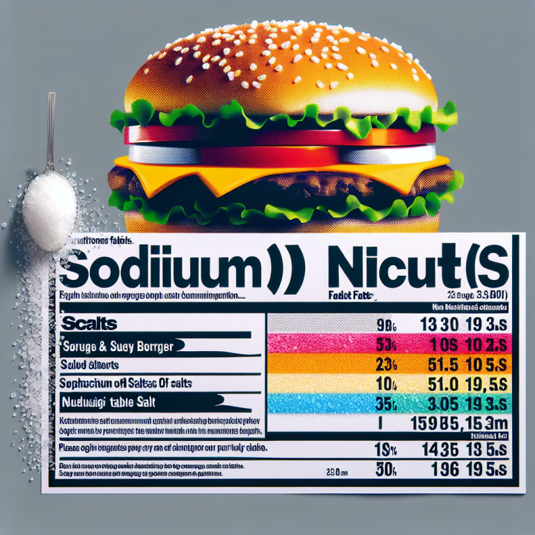 How Much Sodium Is In A Whopper From Burger King