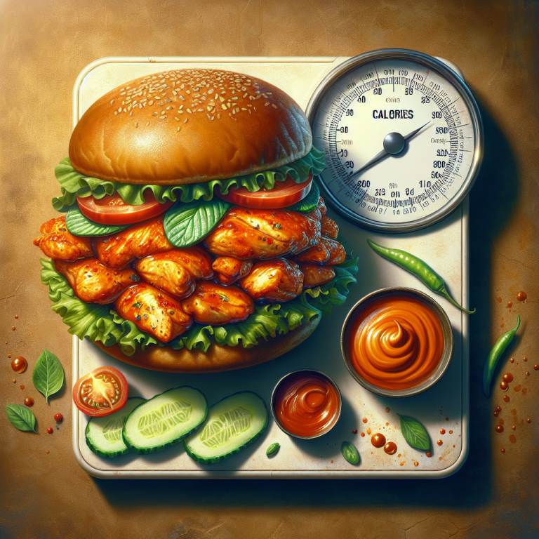 Spicy Chicken Sandwich Burger King Calories